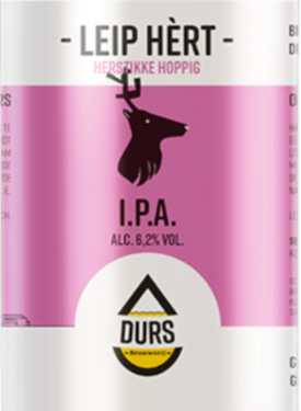 Leip Hèrt bier etiket